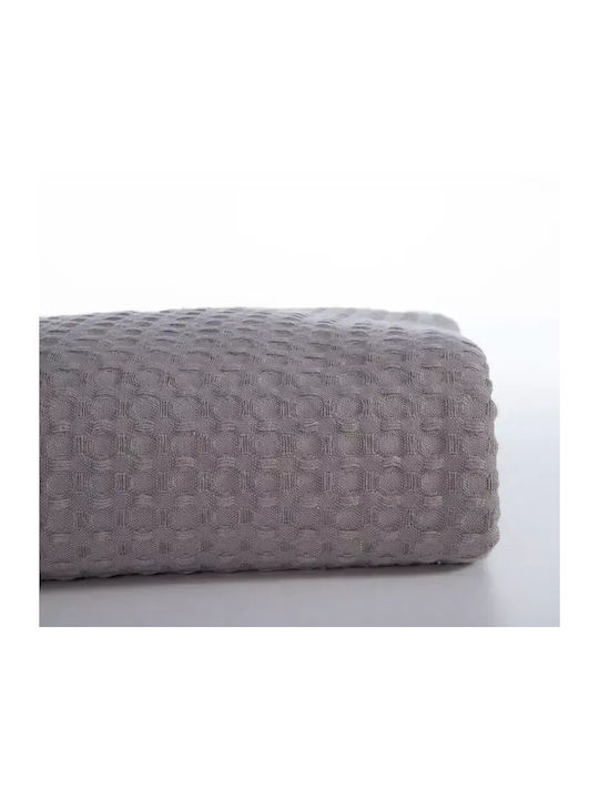 Nef-Nef Homeware New Golf Piqué Halbdoppelte Decke 180x240cm Grau