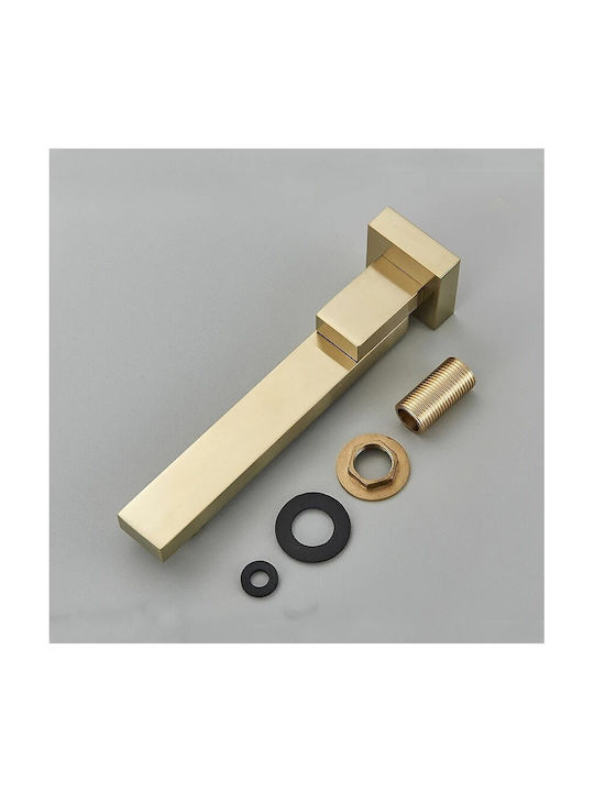 Built-in Mixer & Mouthpiece Set for Bathroom Sink Gold