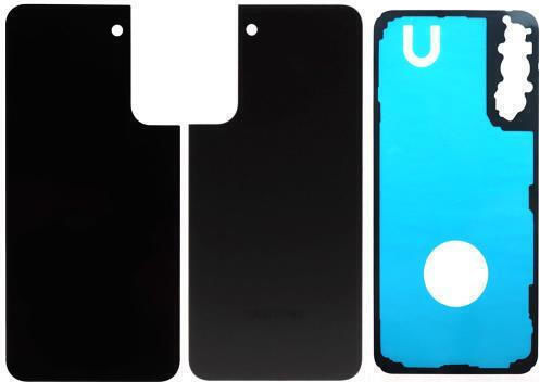 Samsung S906b Galaxy S22 Plus Капак За Батерия + Лепило + Обектив За Камера Черен Oem