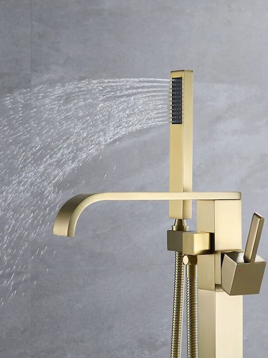 Mischbatterie Badewanne Komplettes Set Gold