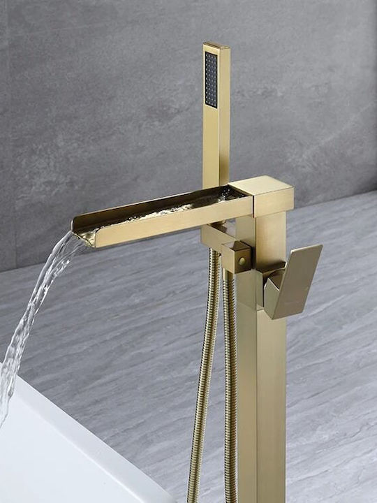 Mischbatterie für Badewanne Komplettes Set Gold