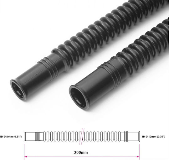 Σωληνάκι Αντλίας Βενζίνης Σπιράλ 20cm 8/10mm Roc
