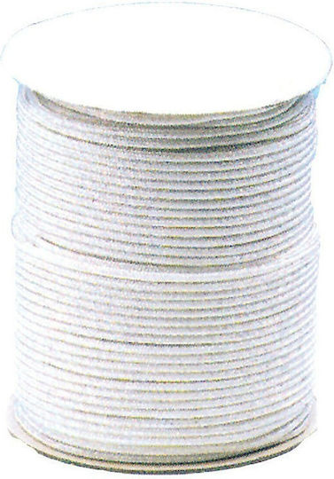 Lalizas Σχοινί Gestrickt 3mm Polyester 1kg Motorstart Weiß