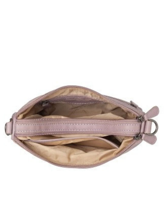 Leather Women's Shoulder Bag Lilac