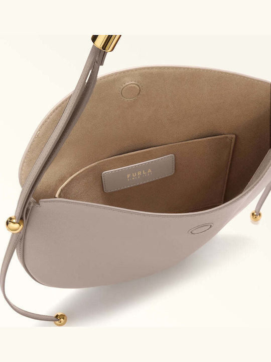 Damen Schultertasche Aus Leder