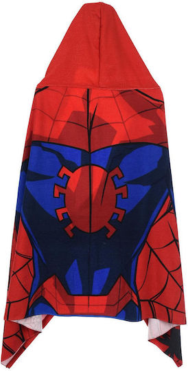 Prosop De Plajă Pentru Copii Căpăcel Băieți Spider-Man Marvel Roșu