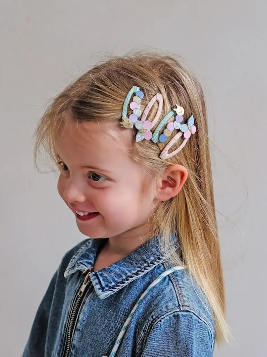 Mimi & Lula Set Kids Hair Clips with Bobby Pin Figure 4 Pieces