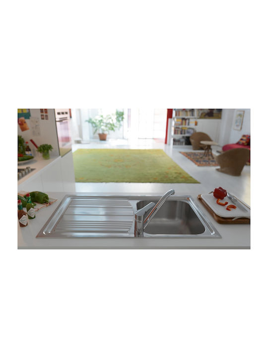 Franke Llx 611-79 Drop-In Kitchen Sink Inox L50xW79cm Gray