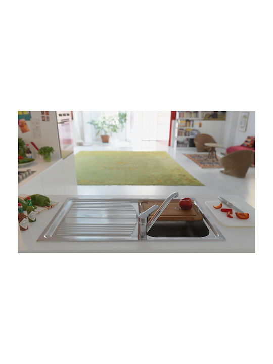 Franke Llx 611-79 Drop-In Kitchen Sink Inox L50xW79cm Gray
