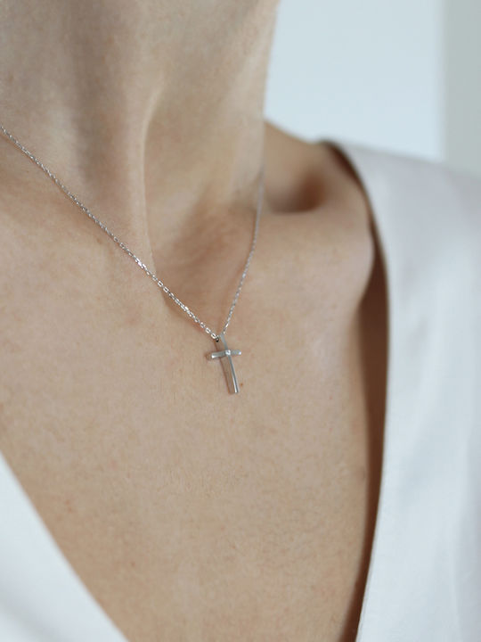 Kritsimis Weißgold Kreuz 18K Kritsimis Weißgold Kreuz 18K