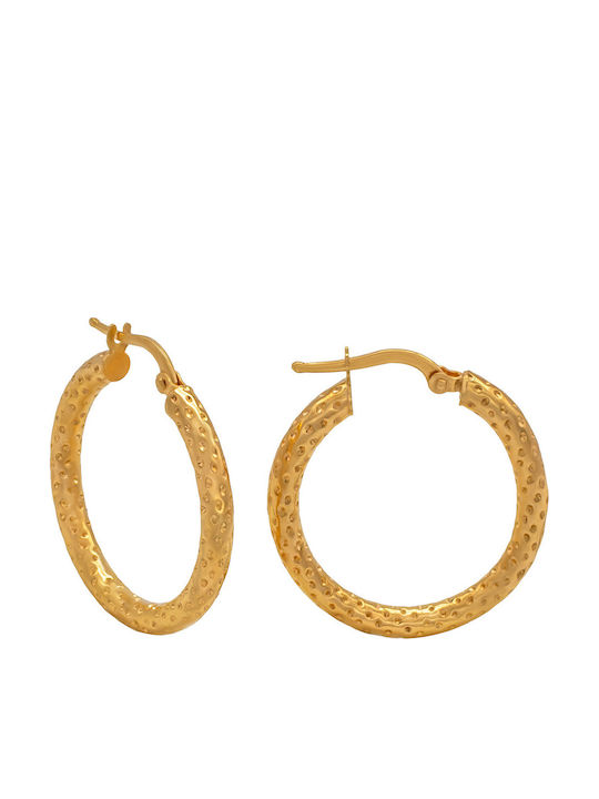 Savvas Design Обици Халки от Злато 14К СКΟ02107