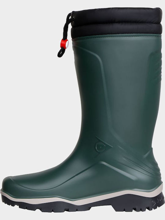 Dunlop Waterproof Hunting Rain Boots Green