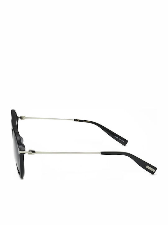 Trussardi Women's Sunglasses with Black Frame and Black Lens STR403F 700X