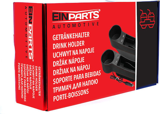 Einparts Auto Getränkehalter 1 Fächer für Konsole