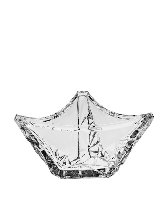 Crystal Bohemia Διακοσμητικό Μπωλ Κρυστάλλινο Διάφανο Crystal Bohemia Διακοσμητικό Μπωλ Κρυστάλλινο Διάφανο