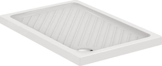 Ideal Standard Sevafresh Правоъгълена Порцеланов душ 100x80см Бял