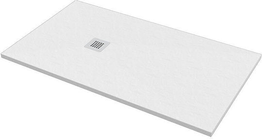 Sirene Slate Акрил душ 140x80см Бял