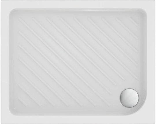 Ideal Standard Sevafresh Правоъгълена Порцеланов душ 100x80см Бял