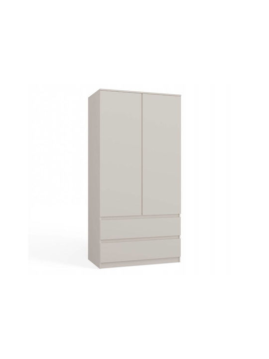 Double Door Wardrobe Kashmir 90x50x180cm