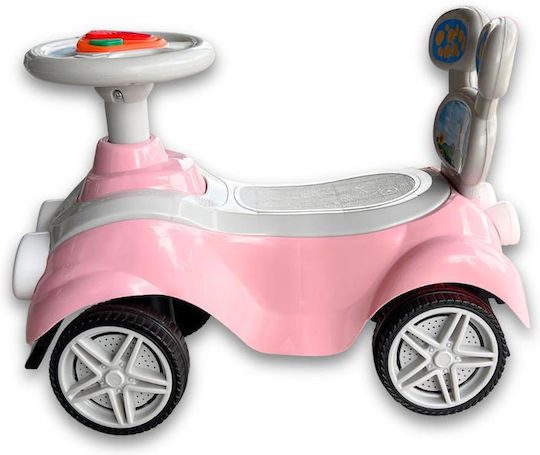 Car Ride On Pink Baby Push Walker