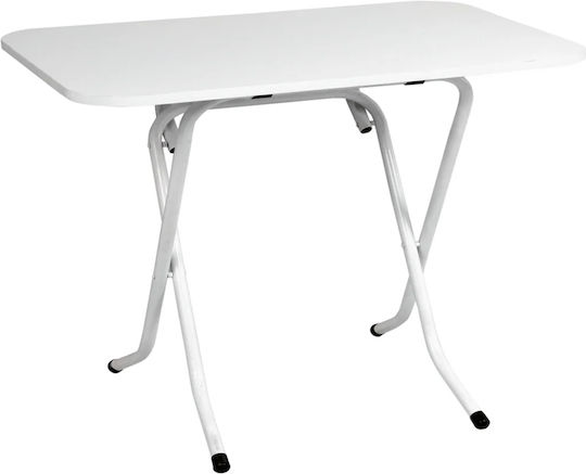 Foldable Table 70x110 White