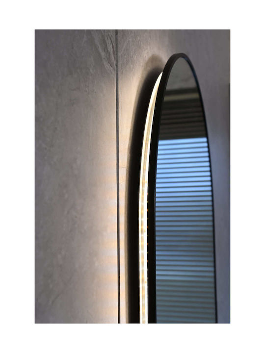 Polihome Καθρέπτης Τοίχου με Πλαίσιο 90x45cm