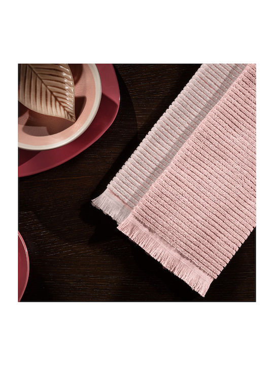 Guy Laroche Tissus Kitchen Towel In Pink Colour 40x60cm 2 Pieces