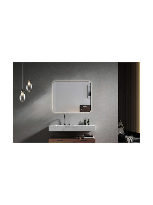 Polihome Καθρέπτης Τοίχου με Πλαίσιο 100x70cm