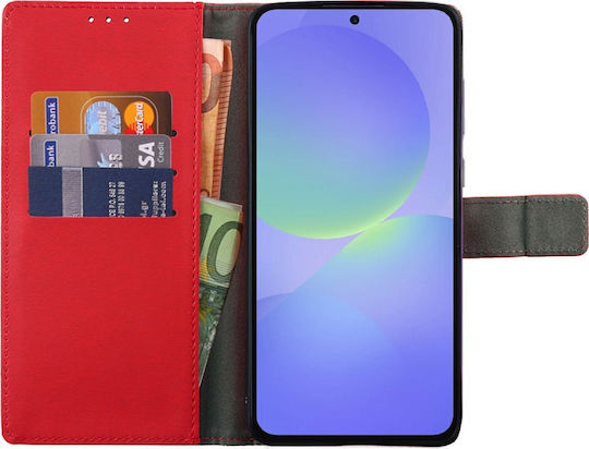 Volte-Tel Camera Guard Book Synthetic Leather / Silicone Red (Galaxy A37)
