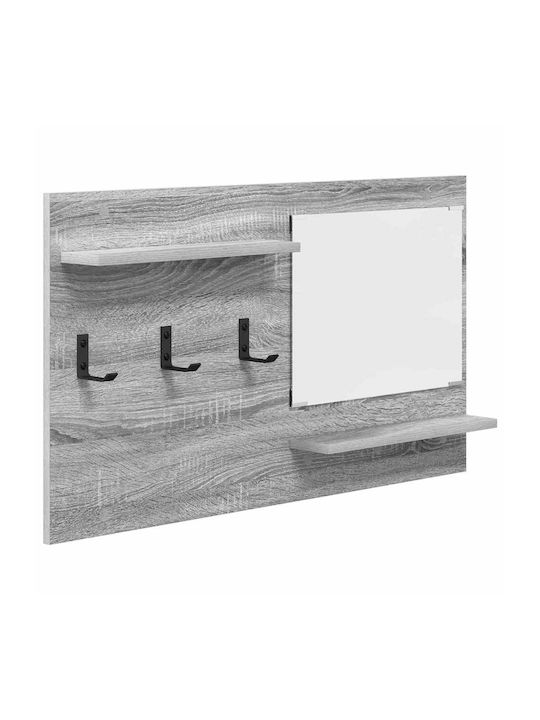 Hallway Furniture with Mirror & Hanger 90x10x50cm