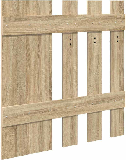 Hallway Furniture with Mirror & Hanger 100x10x100cm