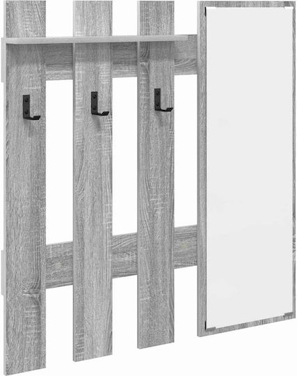 Hallway Furniture with Mirror & Hanger 100x10x100cm