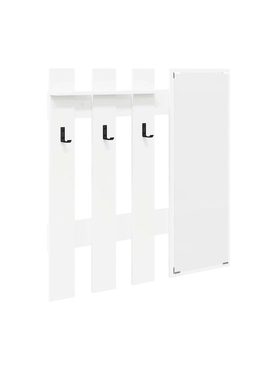 Entry Furniture with Mirror & Hanger 100x10x100cm