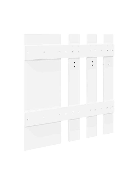 Entry Furniture with Mirror & Hanger 100x10x100cm
