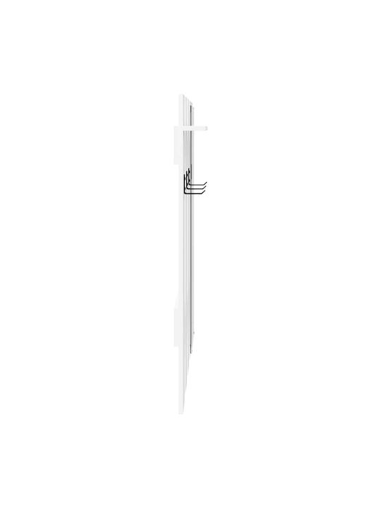 Entry Furniture with Mirror & Hanger 100x10x100cm