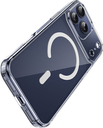 Hoco Magnetic Series Airbag Заден Калъф Силикон Прозрачен iPhone 17 Pro