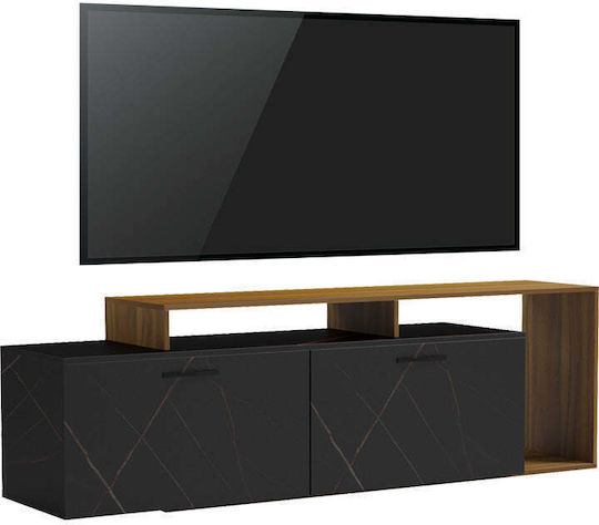 Tobler Επιδαπέδιο Καρυδί-μαύρο Μαρμάρου 170x40x53εκ. Tobler Επιδαπέδιο Καρυδί-μαύρο Μαρμάρου 170x40x53εκ.