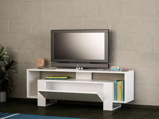 TV Stand Olbia White L120xD33xH48.6cm