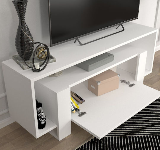 TV Stand Olbia White L120xD33xH48.6cm