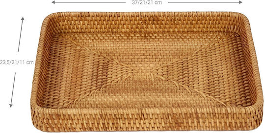 Polihome Font Rectangular Serving Tray 37cm 162870499 3pcs