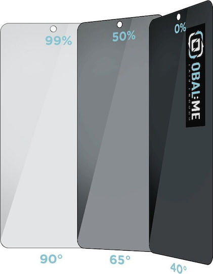 Obal:Me 2.5D 0.25mm Privacy Tempered Glass Μαύρο (Galaxy S26)