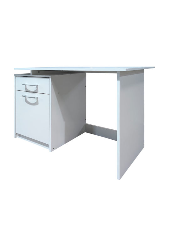 Desk Levi Wooden Leuko 100x55x75cm