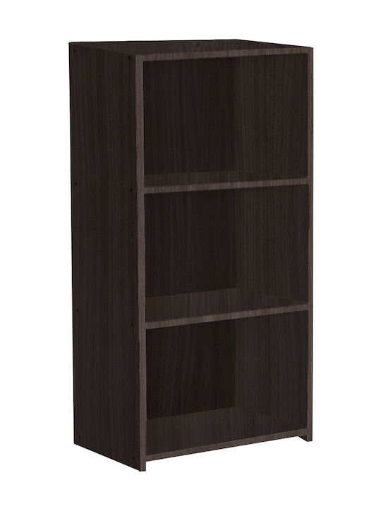 Bookcase Eliot 3s Wenge 60x30x108cm