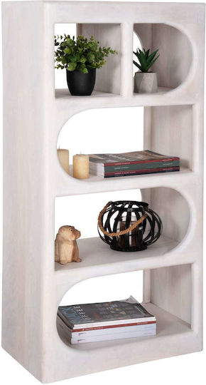 Bücherregal Kommo Weiß 60x35x120cm