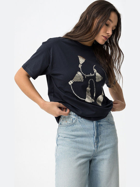 Tiffosi T-Shirt Μπλε