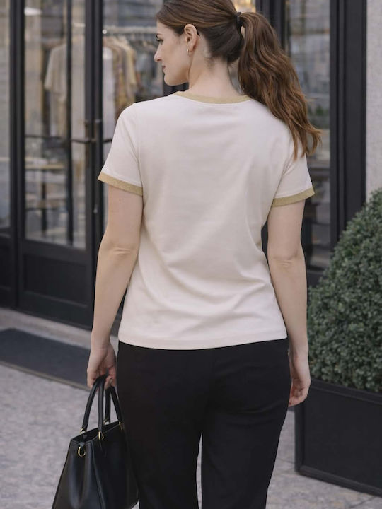 Women's Cotton Beige Blouse