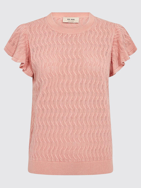 Damen Baumwollpullover Rosa