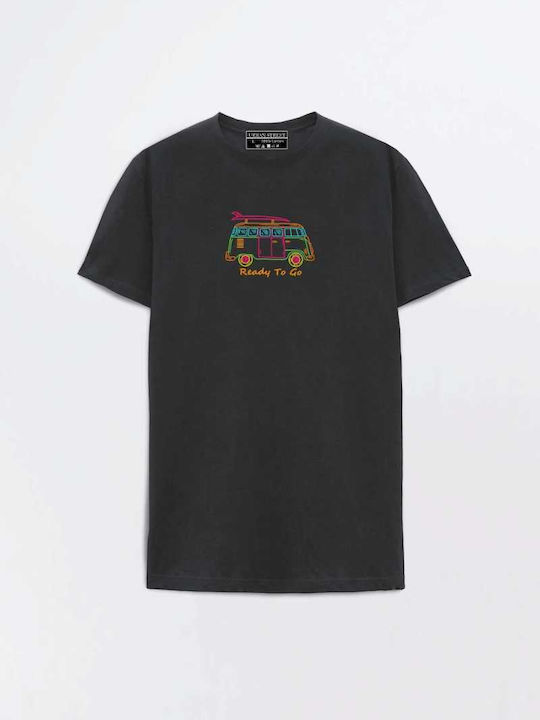 T-shirt Γκρι Σκούρο