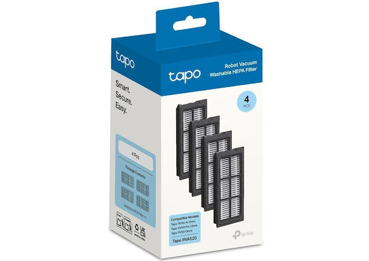 Filters 4 Pieces For Robot Vacuum TP-Link