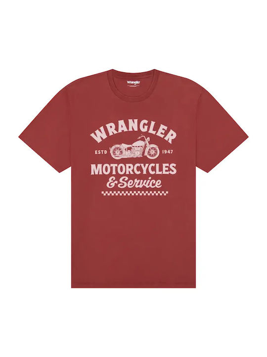 Americana T-Shirt Ruby Wein